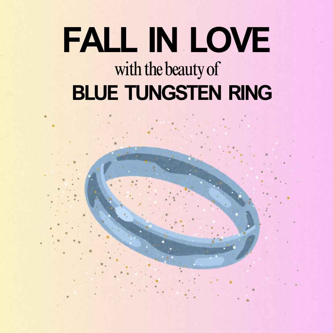 Fall In Love With the Beauty Of Blue Tungsten Ring