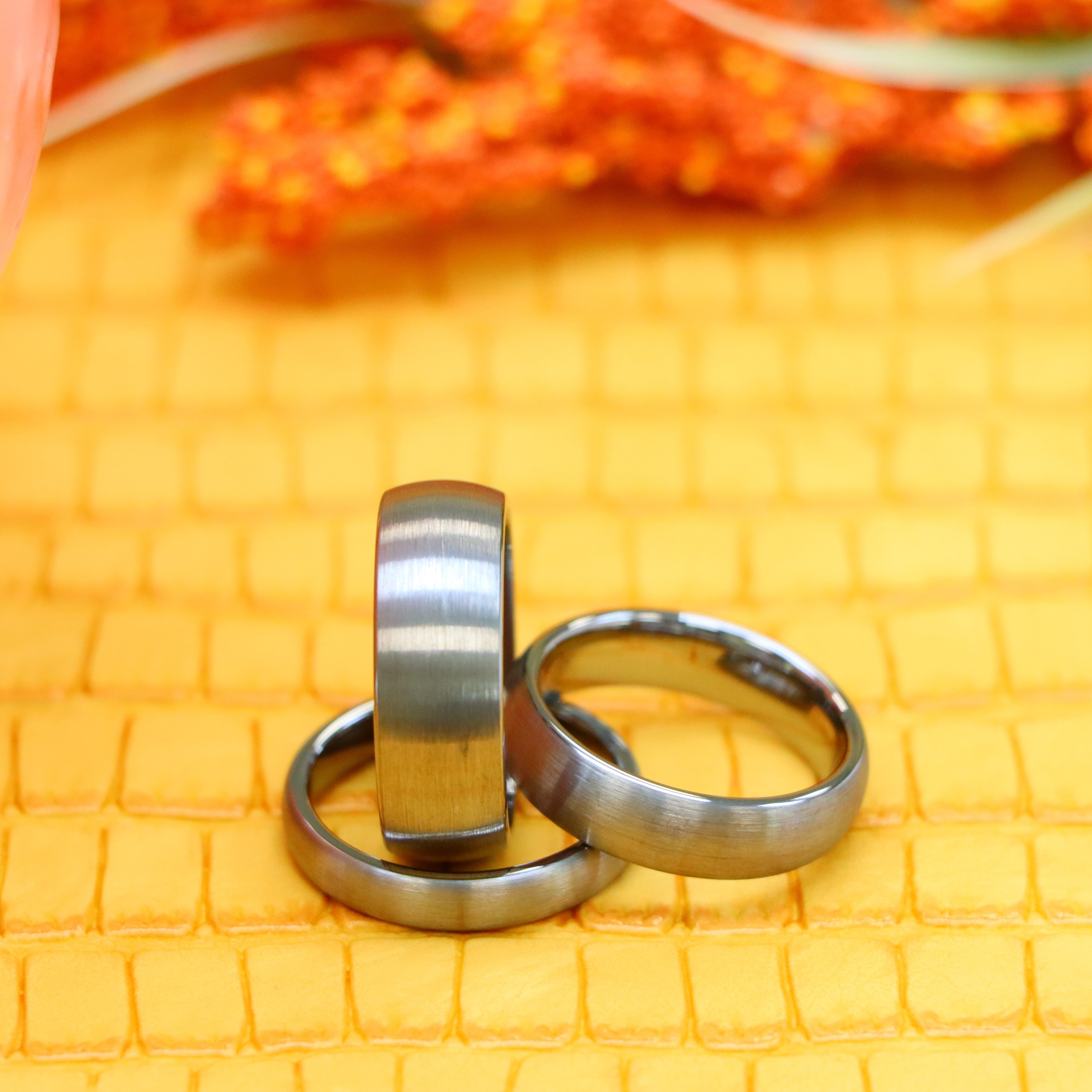Brushed Domed Classic Style Tungsten Ring - Labhu USA