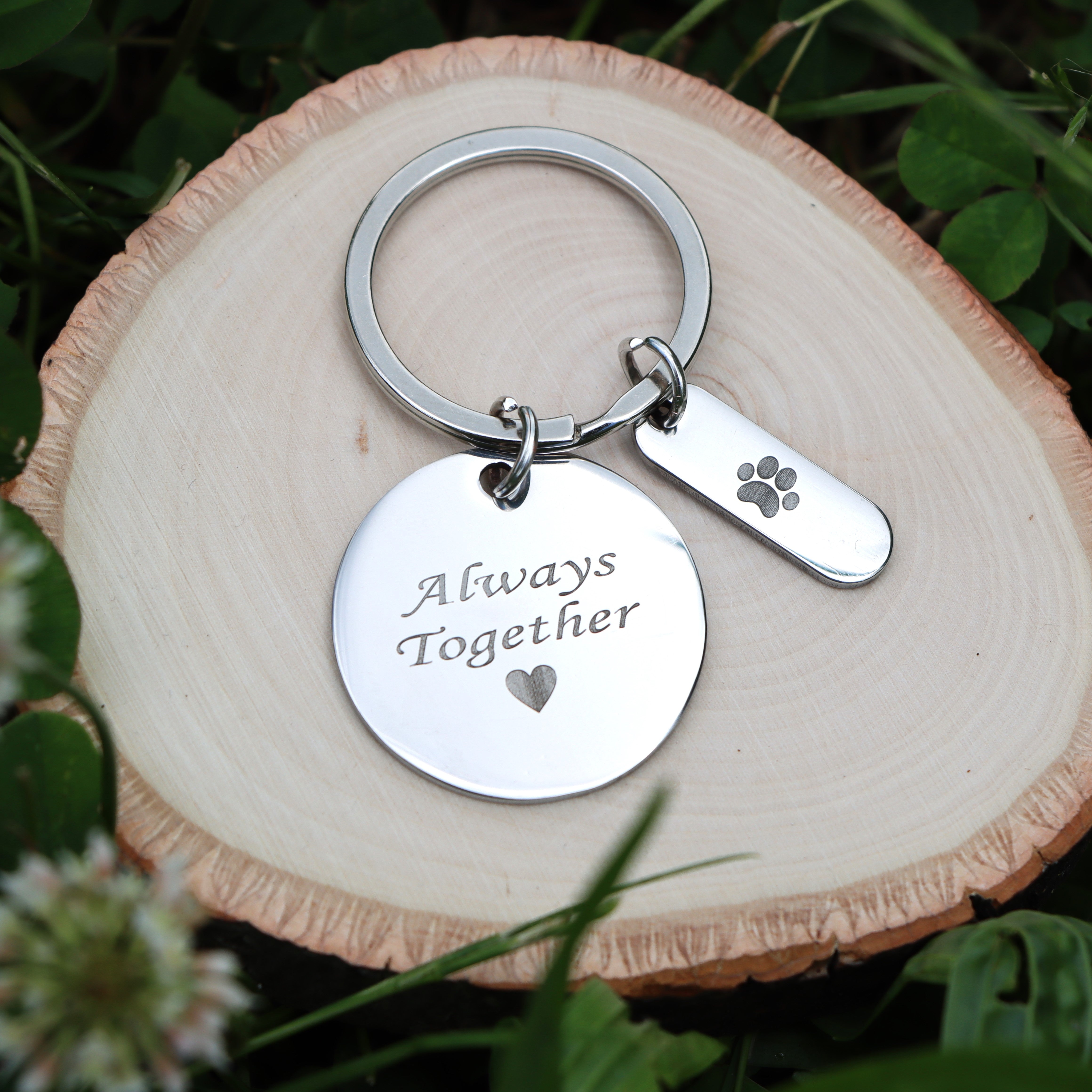 Personalized Stainless Steel Keychain, Custom Photo Keychain Labhu USA