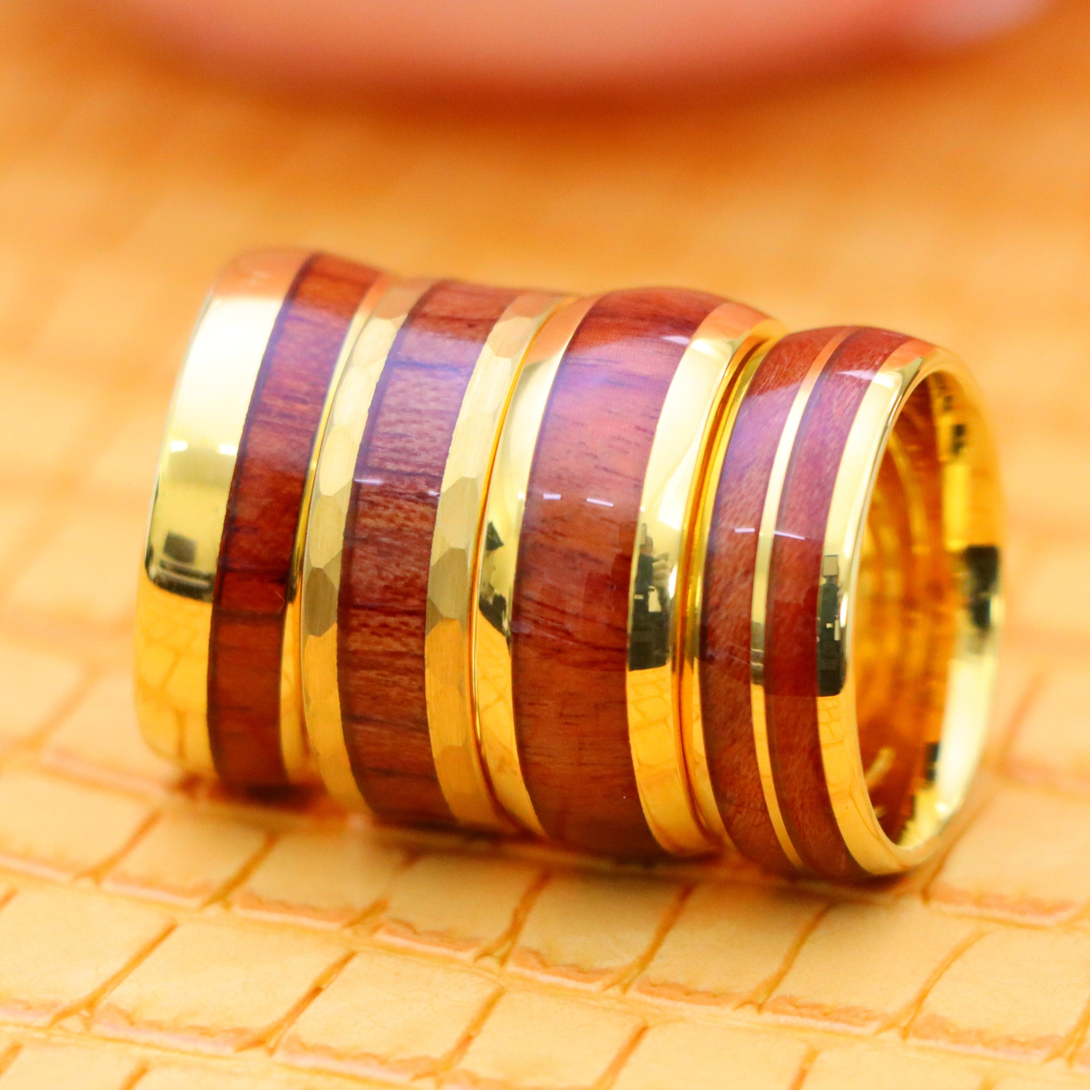 Wood Tungsten Ring